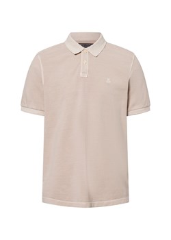 Marc O'Polo Męska koszulka polo Mężczyźni Bawełna melanżowy jednolity ze sklepu vangraaf w kategorii T-shirty męskie - zdjęcie 178899457