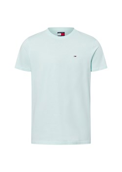 Tommy Jeans Koszulka męska Mężczyźni Dżersej miętowy jednolity - id: 716166-0004-09920 - marki Tommy Jeans - 178899475 Tommy Jeans Koszulka męska Mężczyźni Dżersej miętowy jednolity ze sklepu vangraaf w kategorii T-shirty męskie - zdjęcie 178899475