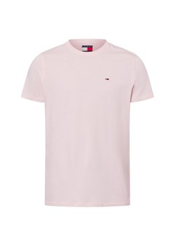 Tommy Jeans Koszulka męska Mężczyźni Dżersej różowy jednolity ze sklepu vangraaf w kategorii T-shirty męskie - zdjęcie 178899477