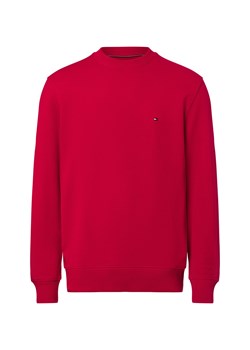 Tommy Hilfiger Bluza męska Mężczyźni Bawełna czerwony jednolity ze sklepu vangraaf w kategorii Bluzy męskie - zdjęcie 178899479