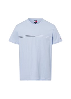 Tommy Jeans Tommy Jeans - Koszulka męska Mężczyźni Bawełna jasnoniebieski jednolity ze sklepu vangraaf w kategorii T-shirty męskie - zdjęcie 178899497