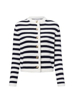 Marie Lund Kardigan damski Kobiety Bawełna granatowy w paski ze sklepu vangraaf w kategorii Swetry damskie - zdjęcie 178899529