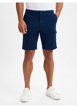Tommy Hilfiger Spodenki Mężczyźni Bawełna granatowy jednolity ze sklepu vangraaf w kategorii Spodenki męskie - zdjęcie 178899546