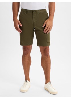Tommy Hilfiger Spodenki Mężczyźni Bawełna oliwkowy jednolity ze sklepu vangraaf w kategorii Spodenki męskie - zdjęcie 178899547
