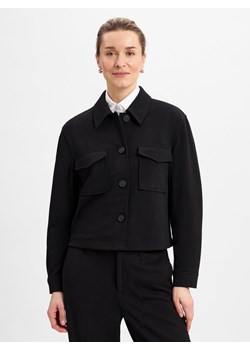 s.Oliver Damska kurtka pudełkowa Kobiety czarny jednolity ze sklepu vangraaf w kategorii Marynarki damskie - zdjęcie 178899586