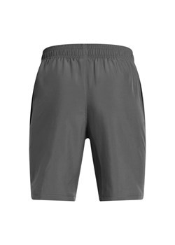 Chłopięce spodenki treningowe Under Armour UA Tech Woven Wordmark Short - szare ze sklepu Sportstylestory.com w kategorii Spodenki chłopięce - zdjęcie 178911767
