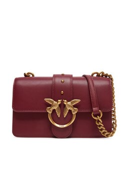 PINKO Torebka Love One Mini Cl PE 25 PCPL 100059 A0F1 Bordowy ze sklepu MODIVO w kategorii Kopertówki - zdjęcie 178912229