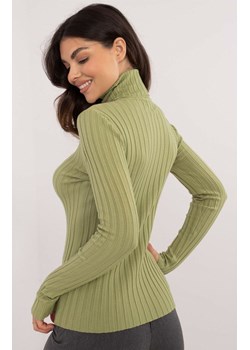 Sweter z golfem zielony PM-SW-1087.09, Kolor zielony, Rozmiar S/M, P-M ze sklepu Intymna w kategorii Swetry damskie - zdjęcie 178915797