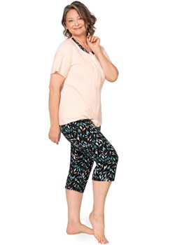 Piżama damska rozpinana Olga I 261 22, Kolor pomarańczowy-wzór, Rozmiar 2XL, MARTEL - id: 196747 - marki Martel - 178915989 Piżama damska rozpinana Olga I 261 22, Kolor pomarańczowy-wzór, Rozmiar 2XL, MARTEL ze sklepu Intymna w kategorii Piżamy damskie - zdjęcie 178915989