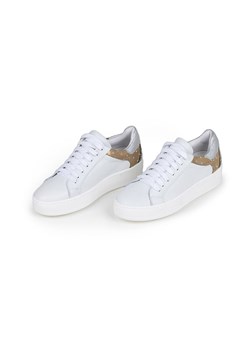 Anna Morellini Skórzane sneakersy &quot;Antilina&quot; w kolorze biało-beżowym ze sklepu Limango Polska w kategorii Trampki damskie - zdjęcie 178916367