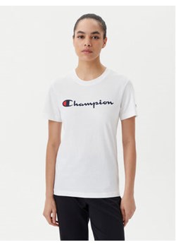 Champion T-Shirt 118090 Biały Slim Fit ze sklepu MODIVO w kategorii Bluzki damskie - zdjęcie 178917355