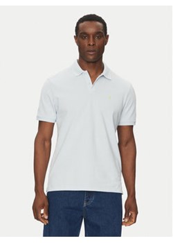 Calvin Klein Jeans Polo LV040EM269 Błękitny Regular Fit ze sklepu MODIVO w kategorii T-shirty męskie - zdjęcie 178918077