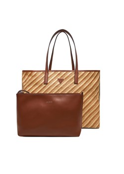 Torebka Guess HWWS93 18290 Brązowy ze sklepu eobuwie.pl w kategorii Torby Shopper bag - zdjęcie 178927666