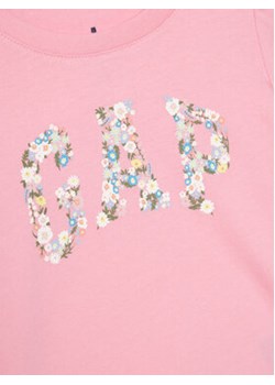 Gap T-Shirt 736118-01 Różowy Regular Fit ze sklepu MODIVO w kategorii Bluzki dziewczęce - zdjęcie 178927817