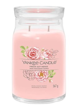 Yankee Candle Świeca zapachowa - Fresh Cut Roses - 567 g ze sklepu Limango Polska w kategorii Świece i dyfuzory - zdjęcie 178939617