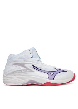 Buty halowe Mizuno Hunder Blade Z Mid V1GC2375 Biały ze sklepu eobuwie.pl w kategorii Buty sportowe damskie - zdjęcie 178940599