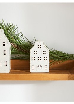 Sinsay - Świecznik w kształcie domku - biały ze sklepu Sinsay w kategorii Świeczniki - zdjęcie 178945208
