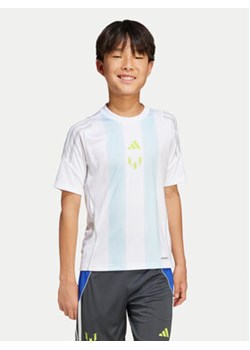 adidas T-Shirt Messi Training JI5460 Biały Regular Fit ze sklepu MODIVO w kategorii T-shirty chłopięce - zdjęcie 178947227