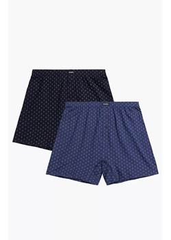 Atlantic 2-pack bokserki męskie luźne 2MBX-069-GRA/NIEC, Kolor granatowo-niebieski, Rozmiar S, ATLANTIC ze sklepu Intymna w kategorii Majtki męskie - zdjęcie 178948436