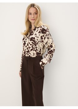 Mohito - Wiskozowa koszula w zwierzęcy print - kremowy ze sklepu Mohito w kategorii Koszule damskie - zdjęcie 178951287