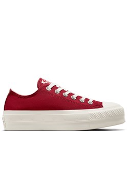 Buty Converse Chuck Taylor All Star Lift Platform Valentine's Day A13653C - czerwone ze sklepu streetstyle24.pl w kategorii Trampki damskie - zdjęcie 178955747