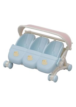 Sylvanian Families Akcesoria dla lalek &quot;Triple stroller&quot; - 3+ ze sklepu Limango Polska w kategorii Zabawki - zdjęcie 178956905