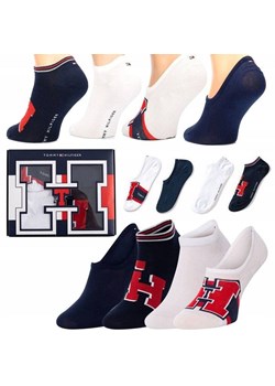 ZESTAW 4 PAR SKARPET DAMSKICH TOMMY HILFIGER SKA90 ze sklepu olika.com.pl w kategorii Skarpetki damskie - zdjęcie 178959435