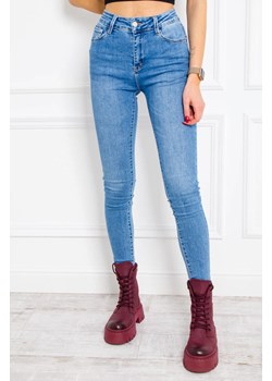 SPODNIE JEANSOWE SKINNY PRZYLEGAJĄCE PUSH UP ze sklepu olika.com.pl w kategorii Jeansy damskie - zdjęcie 178961725