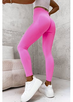 LEGGINSY MODELUJĄCE Z SZEROKIM PASEM- RÓŻOWE ze sklepu olika.com.pl w kategorii Spodnie damskie - zdjęcie 178961948