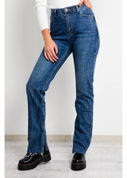 SPODNIE JEANSOWE TYPU STRAIGHT LEG Z WYSOKIM STANEM ze sklepu olika.com.pl w kategorii Jeansy damskie - zdjęcie 178963929
