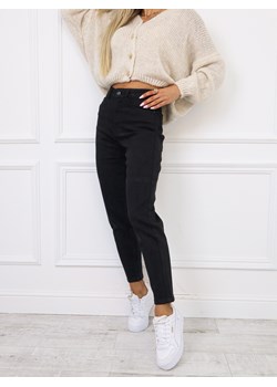 SPODNIE JEANSOWE- MOM STRETCH- CZARNE - id: 17800 - marki Olika - 178963997 SPODNIE JEANSOWE- MOM STRETCH- CZARNE ze sklepu olika.com.pl w kategorii Spodnie damskie - zdjęcie 178963997