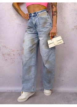 SPODNIE JEANSOWE ACID WASH Z EFEKTEM CIENIOWANIA ze sklepu olika.com.pl w kategorii Jeansy damskie - zdjęcie 178964246