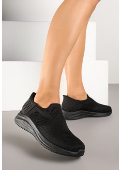 Czarne Wsuwane Buty Sportowe Sneakersy z Siateczki Kolarietia ze sklepu renee.pl w kategorii Buty sportowe damskie - zdjęcie 178970896