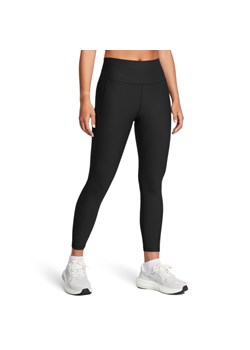 Damskie legginsy treningowe Under Armour Meridian Rib Ankle Leg - czarne ze sklepu Sportstylestory.com w kategorii Spodnie damskie - zdjęcie 178981168