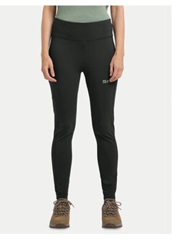 Jack Wolfskin Legginsy Klintal 1508901 Czarny Slim Fit ze sklepu MODIVO w kategorii Spodnie damskie - zdjęcie 178981736