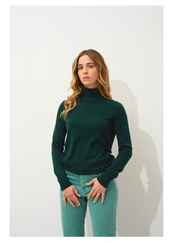 AUTHENTIC CASHMERE Kaszmirowy sweter &quot;Eileen&quot; w kolorze ciemnozielonym ze sklepu Limango Polska w kategorii Swetry damskie - zdjęcie 178983727