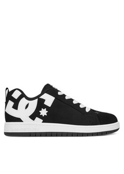 DC Sneakersy COURT GRAFFIK ADBS100207-BKW Czarny - id: 5903419786396 - marki Dc Shoes - 178984796 DC Sneakersy COURT GRAFFIK ADBS100207-BKW Czarny ze sklepu MODIVO w kategorii Buty sportowe dziecięce - zdjęcie 178984796