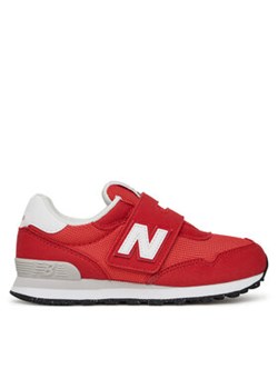 New Balance Sneakersy PV515BR Czerwony ze sklepu MODIVO w kategorii Buty sportowe dziecięce - zdjęcie 178985225