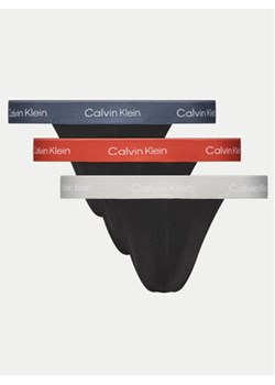 Calvin Klein Underwear Komplet 3 par stringów LV00NB4386 Czarny ze sklepu MODIVO w kategorii Majtki męskie - zdjęcie 178987426