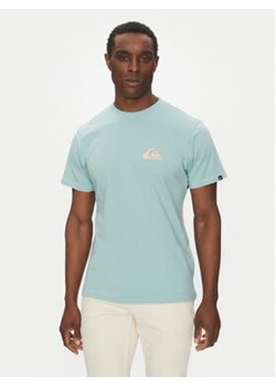 Quiksilver T-Shirt EQYZT08042 Turkusowy Regular Fit ze sklepu MODIVO w kategorii T-shirty męskie - zdjęcie 178991947