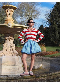 Reserved - Sweter z kołnierzykiem polo - wielobarwny ze sklepu Reserved w kategorii Swetry damskie - zdjęcie 178993099