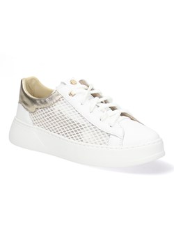 Skórzane Sneakersy Damskie Biały Verona Pollonus 5-1735-001 ze sklepu butyolivier w kategorii Buty sportowe damskie - zdjęcie 178994056