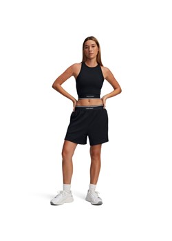 Damskie spodenki treningowe Under Armour UA Meridian Rib Short - czarne ze sklepu Sportstylestory.com w kategorii Szorty - zdjęcie 178994285