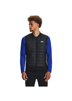 Męski bezrękawnik do biegania Under Armour UA Launch Insulated Vest - czarna ze sklepu Sportstylestory.com w kategorii Kamizelki męskie - zdjęcie 178994289