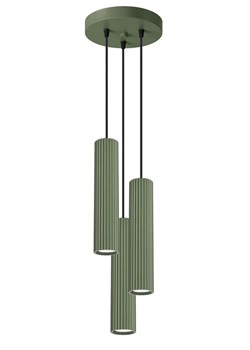 Wisząca potrójna lampa oliwkowa w stylu loft - D299-Avium ze sklepu Edinos.pl w kategorii Lampy sufitowe - zdjęcie 178996086