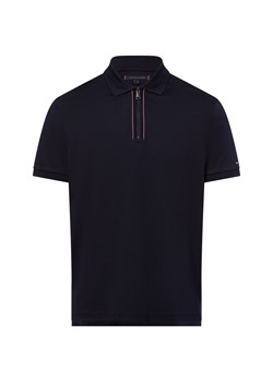 Tommy Hilfiger Męska koszulka polo Mężczyźni Bawełna granatowy jednolity ze sklepu vangraaf w kategorii T-shirty męskie - zdjęcie 178999488