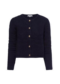 Marie Lund Kardigan damski Kobiety Bawełna granatowy jednolity ze sklepu vangraaf w kategorii Swetry damskie - zdjęcie 178999538