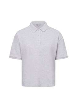 Marie Lund Damska koszulka polo Kobiety Bawełna jasny szary jednolity ze sklepu vangraaf w kategorii Bluzki damskie - zdjęcie 178999545