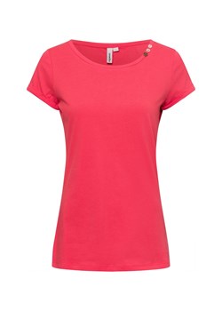 Ragwear Koszulka damska - Fllorah Kobiety Bawełna koralowy jednolity ze sklepu vangraaf w kategorii Bluzki damskie - zdjęcie 178999558