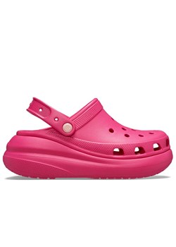 Klapki Crocs Classic Crush Clog 207521-6ZQ - różowe ze sklepu streetstyle24.pl w kategorii Klapki damskie - zdjęcie 179000215